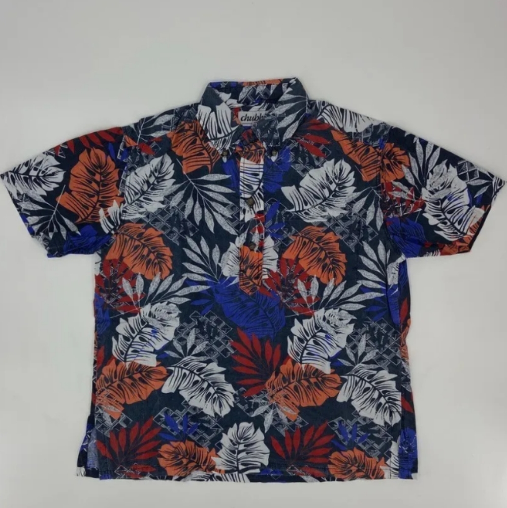 Chubbies Mens Hawaiian Stretch Shirt NWOT